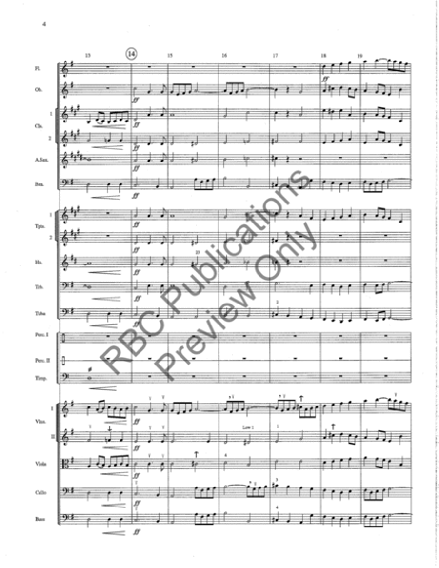 March Of The Meistersingers (Score) by Richard Wagner Full Orchestra - Sheet Music page 5