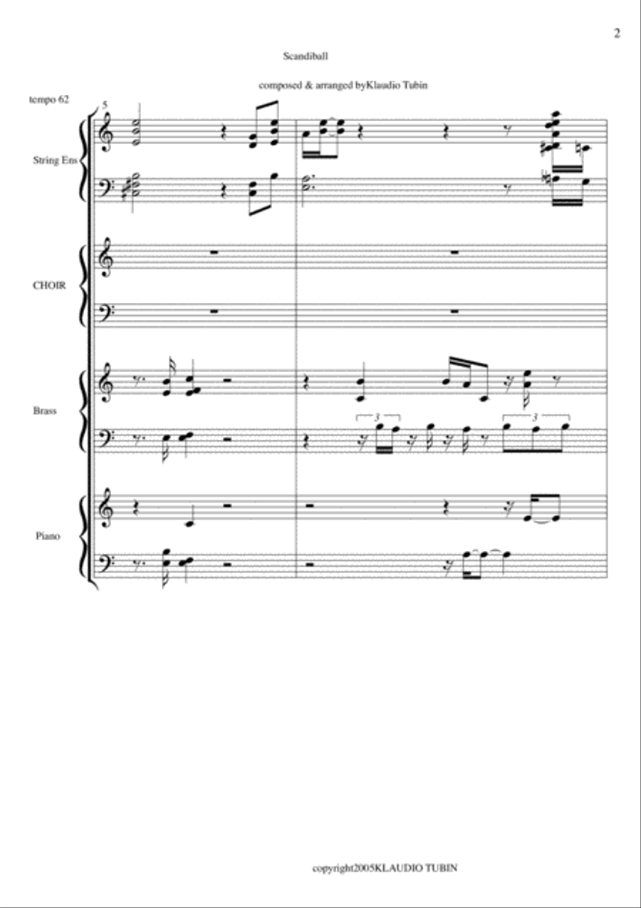 Scandiball Scandiball 4-Part scores gallery preview page 3