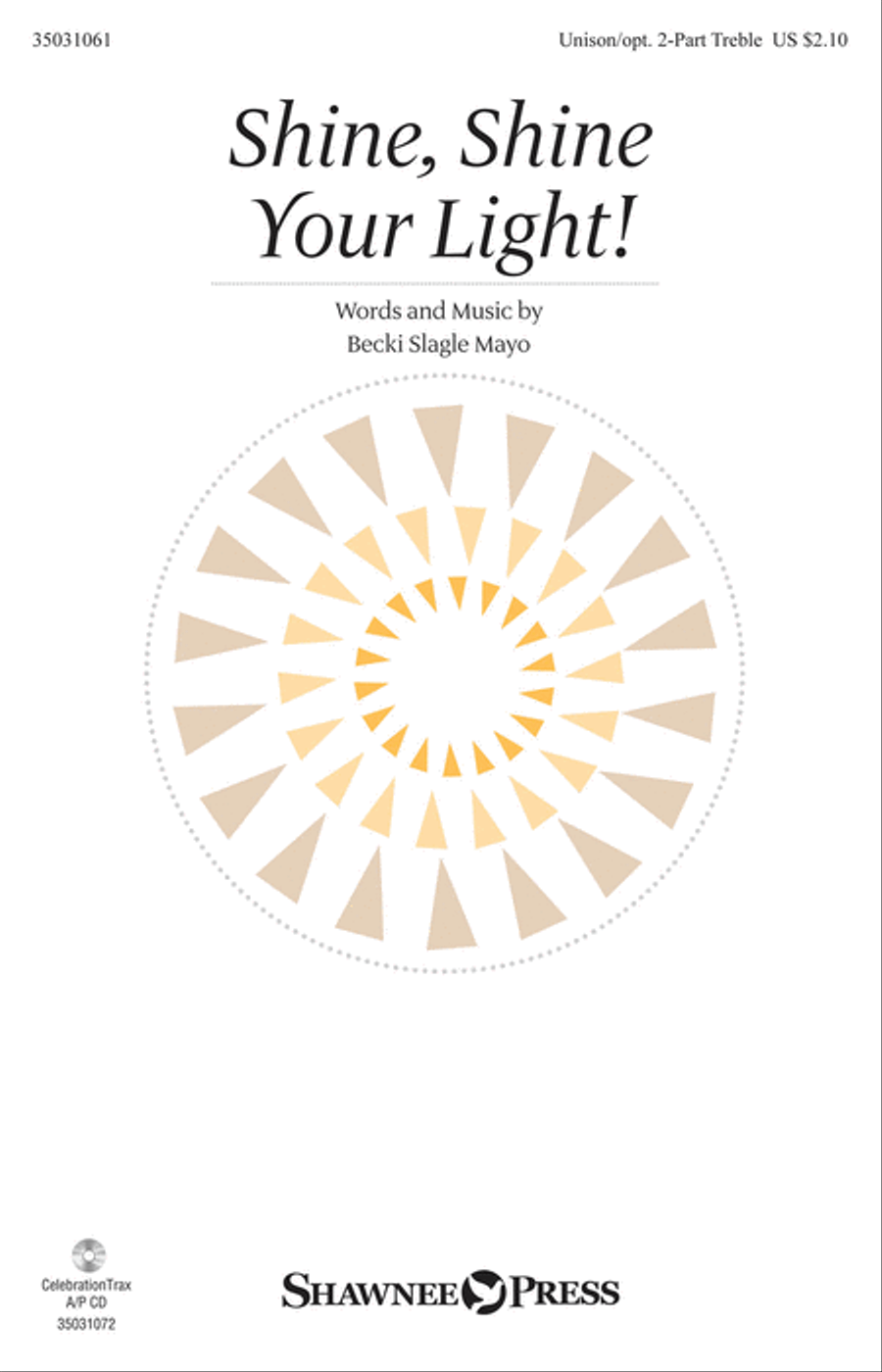 Shine, Shine Your Light! Unison Choir scores gallery preview page 1