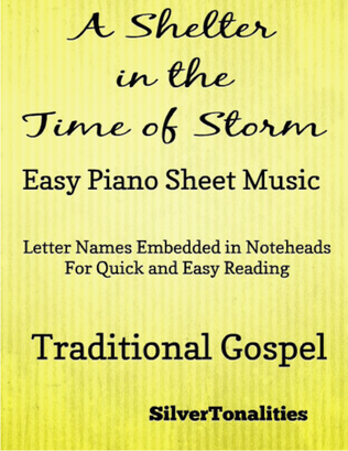 A Shelter in the Time of Storm Easy Piano Sheet Music