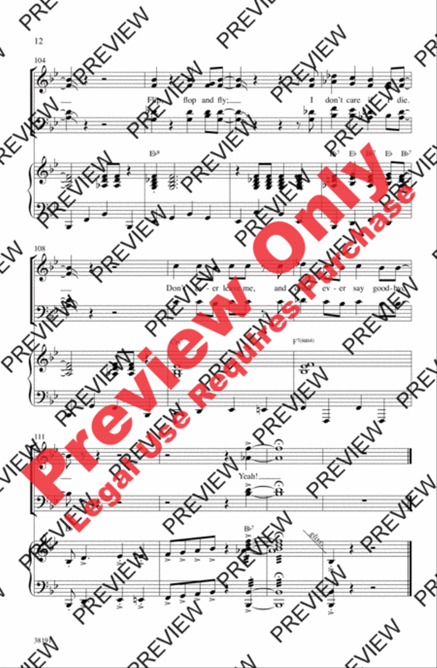 Flip, Flop and Fly 4-Part scores gallery preview page 12