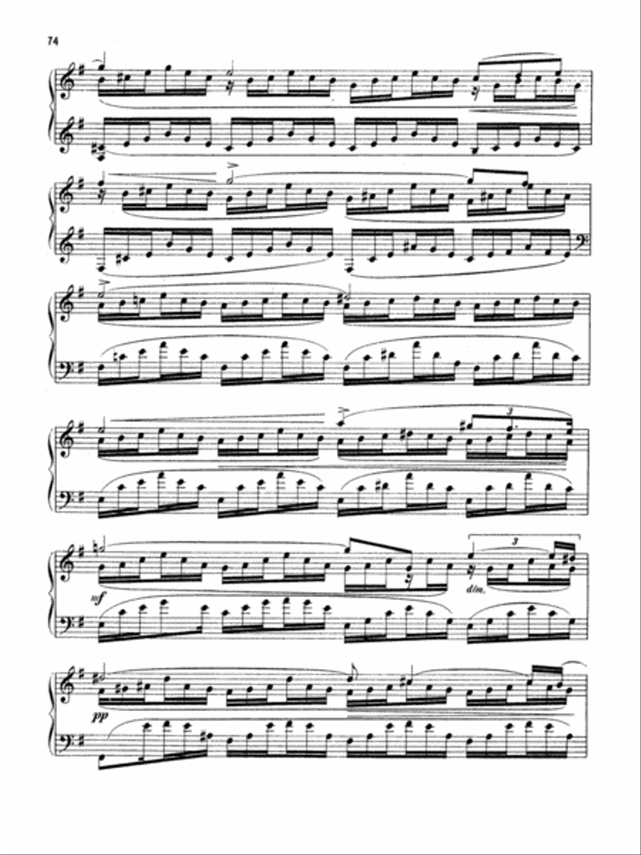 Arensky: Twenty-four Morceau Characteristiques, Op. 36 Piano Solo scores gallery preview page 4