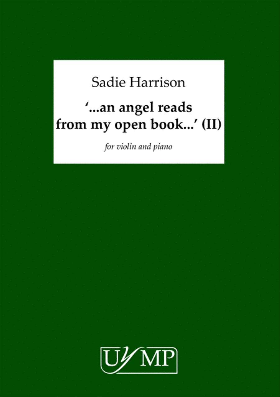..an angel reads my open book.. (version II) Violin Solo scores gallery preview page 1