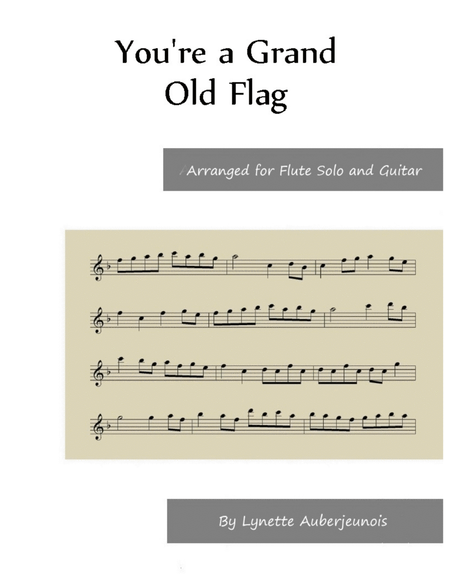 You’re a Grand Old Flag - Flute Solo with Guitar Chords image number null