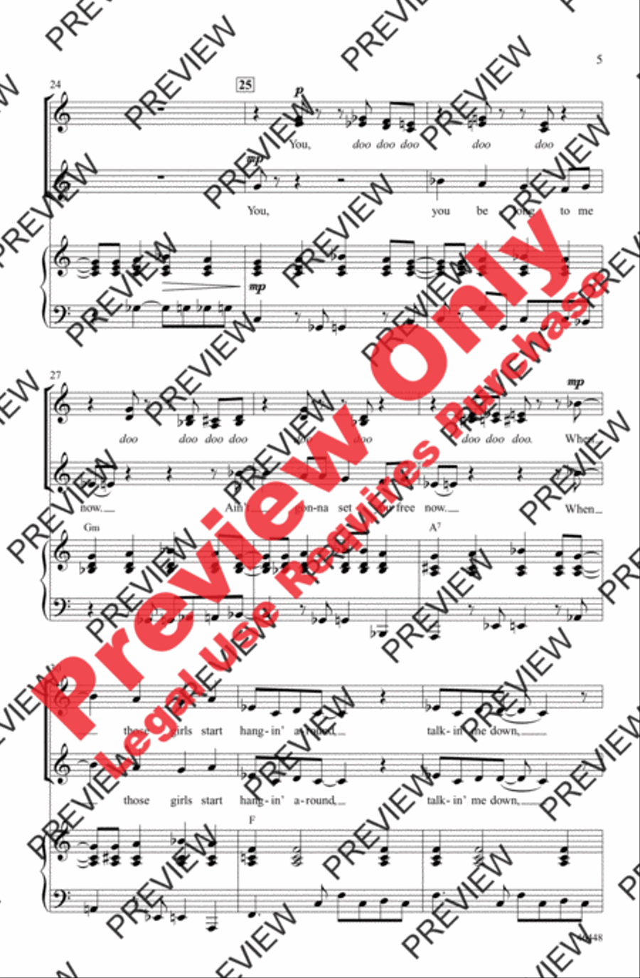 Love Will Keep Us Together Women's Choir scores gallery preview page 5