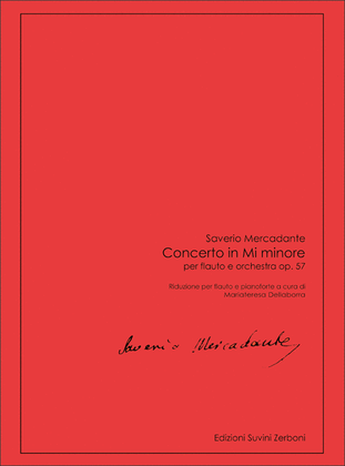 Book cover for Concerto in Mi minore Op. 57
