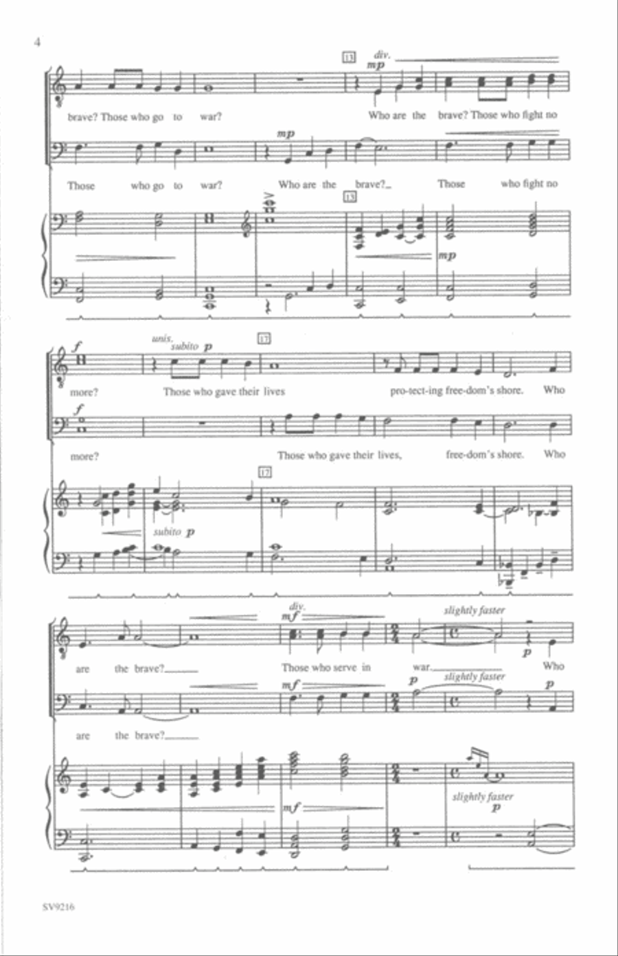 Who Are the Brave Who Are the Brave TTB scores gallery preview page 3
