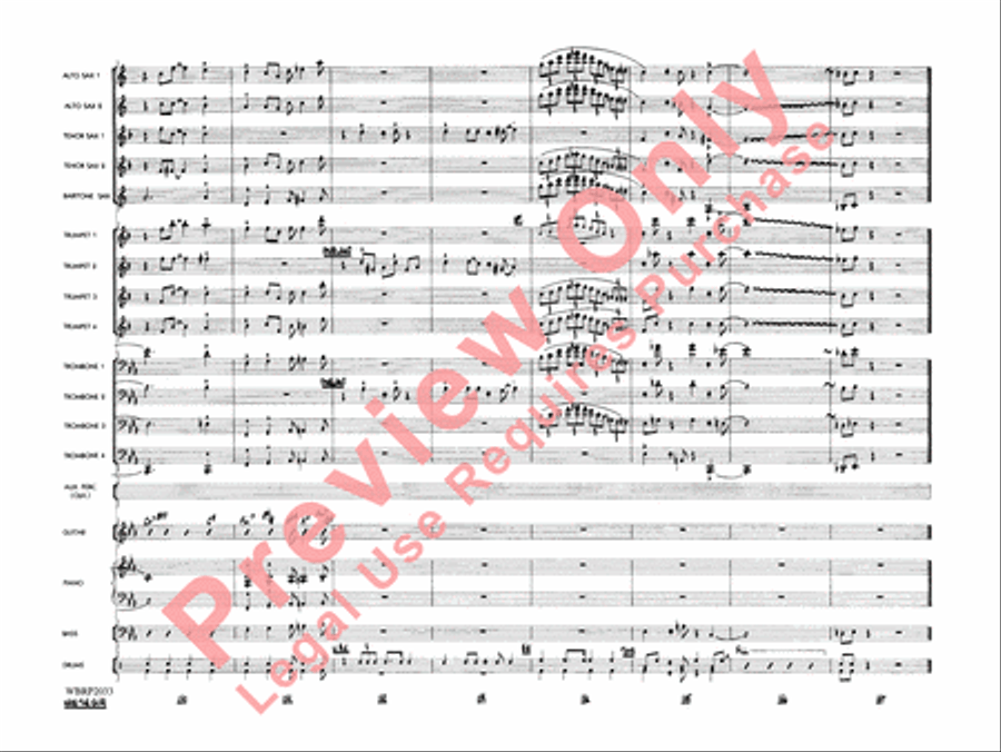 Mack the Knife (from The Threepenny Opera) Jazz Ensemble scores gallery preview page 23
