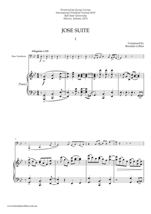 Jose Suite - Bass Trombone