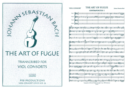 The Art of Fugue (score and part set)