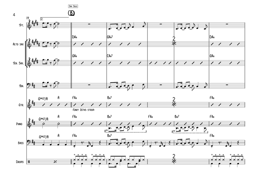 Give A Little Bit Large Ensemble scores gallery preview page 4