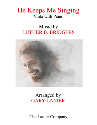 Book cover for HE KEEPS ME SINGING (Viola & Piano with Score/Part)