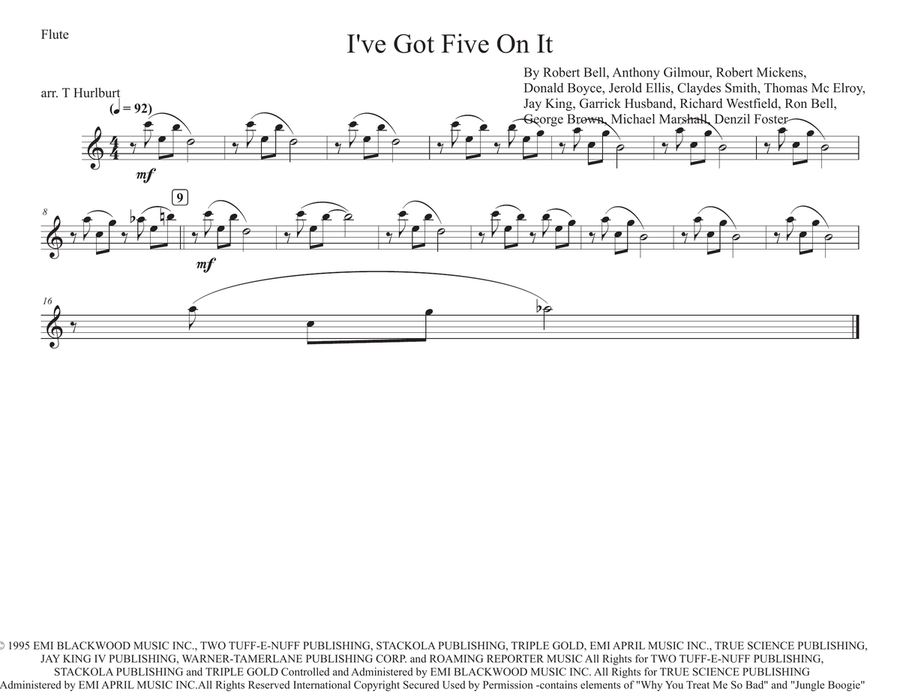 I Got Five On It Marching Band scores gallery preview page 3