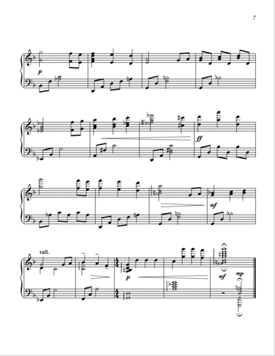 A Triptych for Christmas Piano Solo scores gallery preview page 5