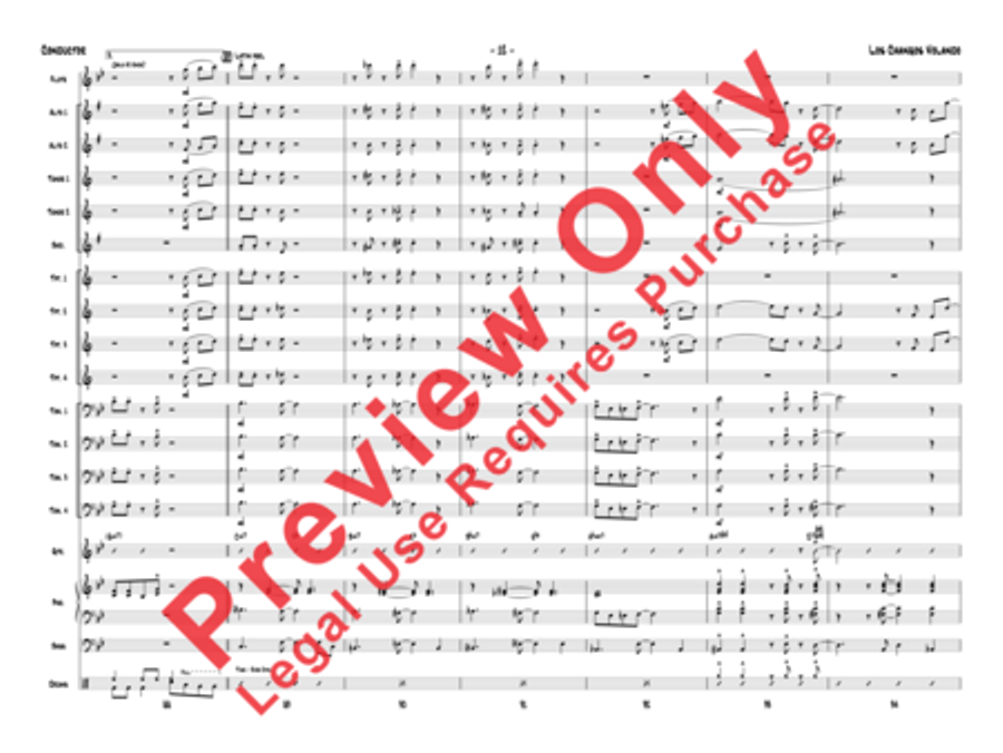 Los Changos Volando Jazz Ensemble scores gallery preview page 15