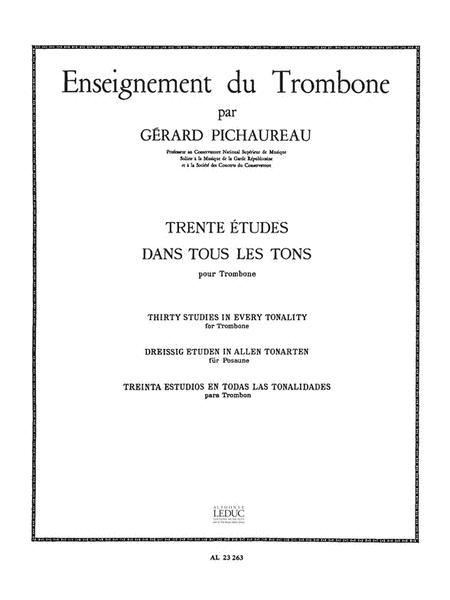 Thirty Studies In Every Tonality (trombone)
