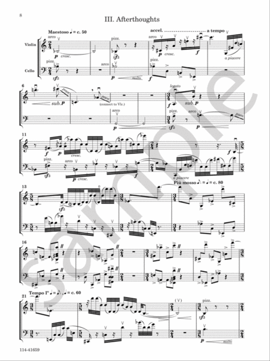 Sonatina in the Shape Of A Pearl Chamber Music scores gallery preview page 8