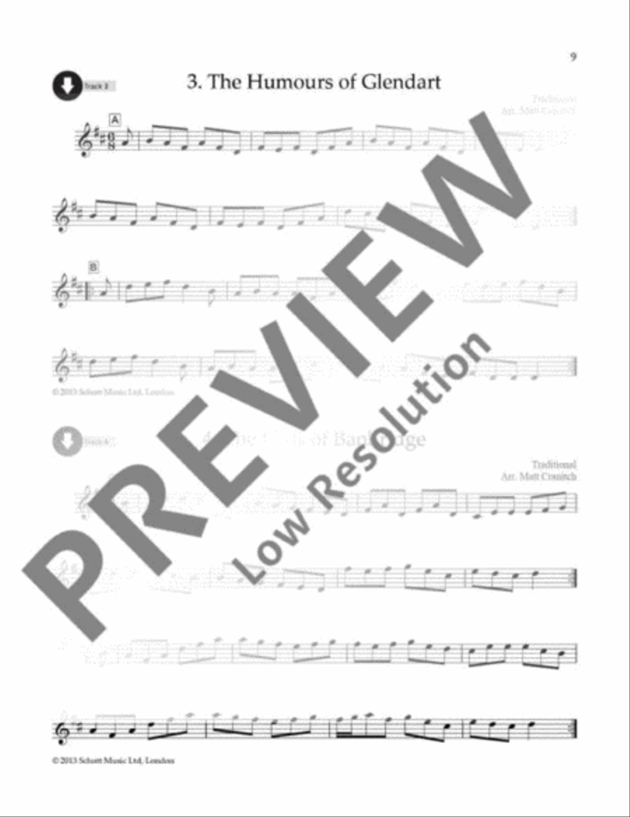 Irish Fiddle Tunes Violin Solo scores gallery preview page 10