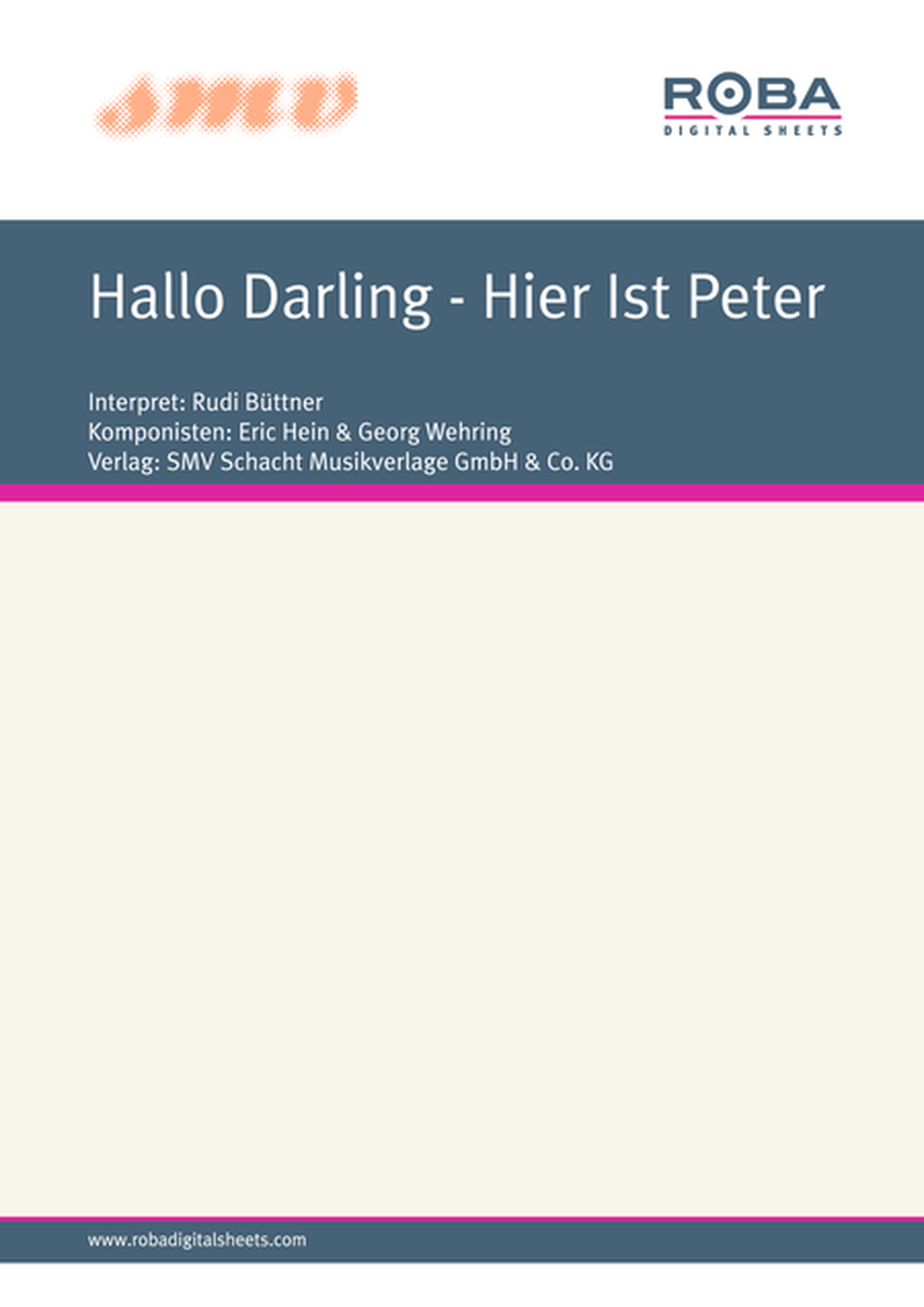 Hallo Darling - Hier Ist Peter