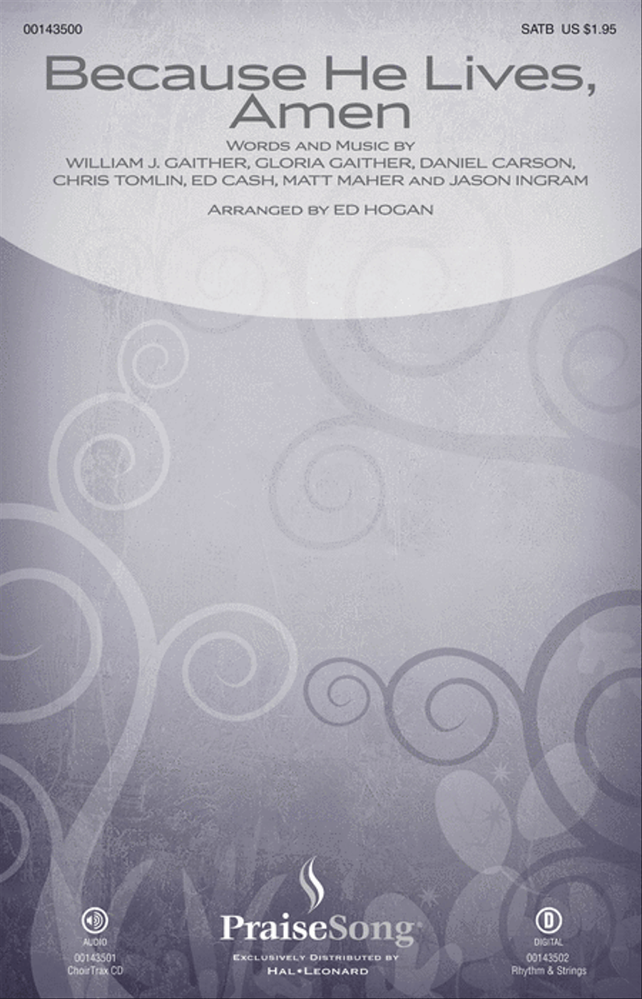 Because He Lives, Amen 4-Part scores gallery preview page 1