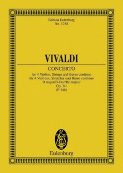 Concerto Grosso in D Major, Op. 3/1, RV 549/PV 146