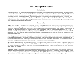 Hill Country Miniatures for 8-part Trombone Ensemble