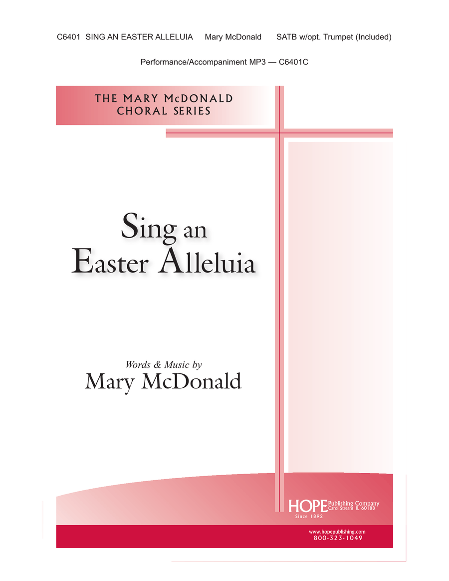 Sing an Easter Alleluia 4-Part scores gallery preview page 1