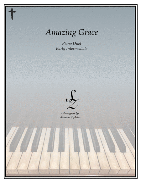 Amazing Grace (early intermediate piano duet) image number null