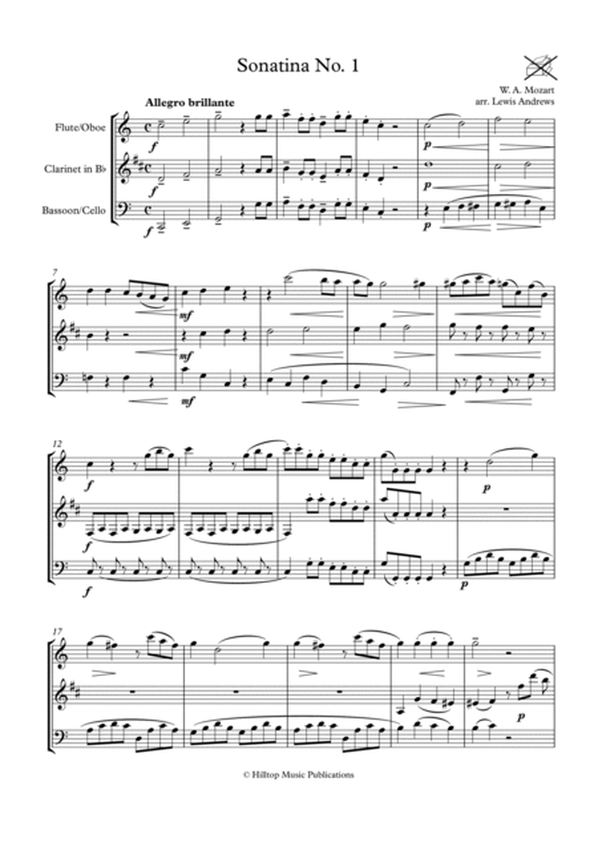 Mozart, Six Sonatinas Book 1 No. 1 - 3 image number null