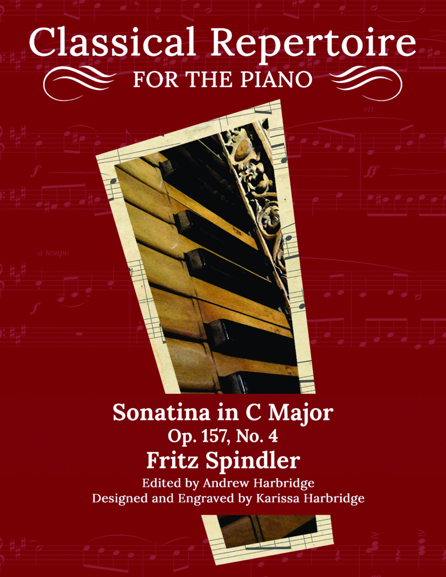 Sonatina in C Major, Op. 157, No. 4 - 2nd Mov't ONLY Piano Solo scores gallery preview page 1