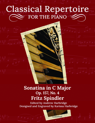 Book cover for Sonatina in C Major, Op. 157, No. 4 - 2nd Mov't ONLY