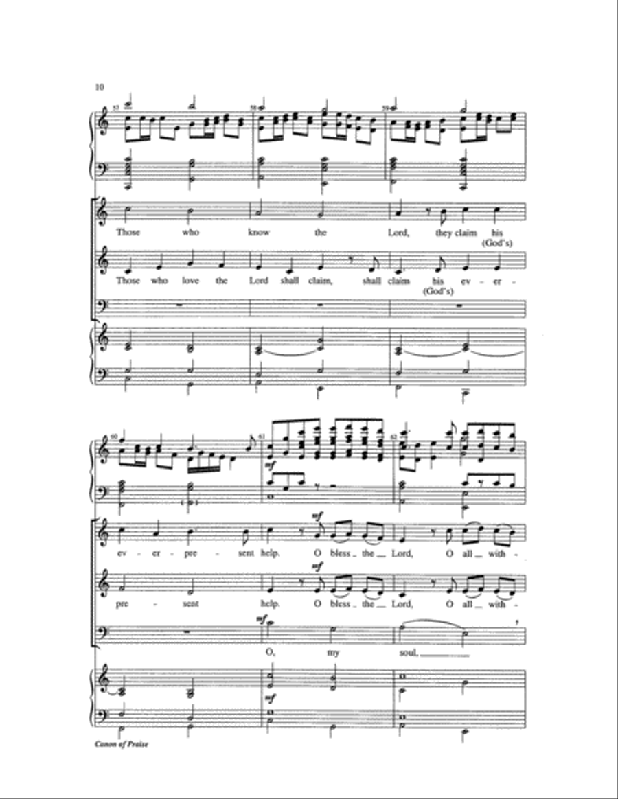 Canon of Praise 3-Part scores gallery preview page 10