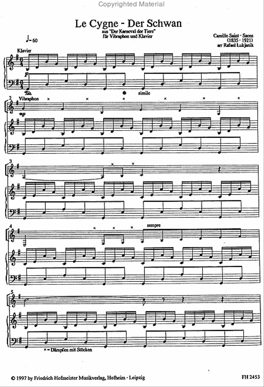 Le Cygne Le Cygne Piano scores gallery preview page 2