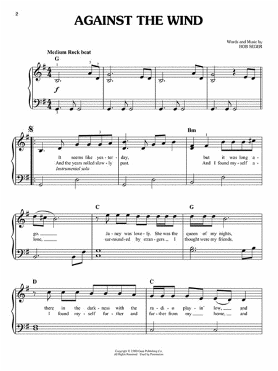 First 50 Popular Songs You Should Play on the Piano Easy Piano scores gallery preview page 3