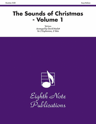 Book cover for The Sounds of Christmas, Volume 1