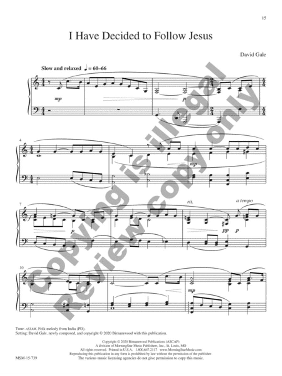 Morning Has Broken Piano Solo scores gallery preview page 6