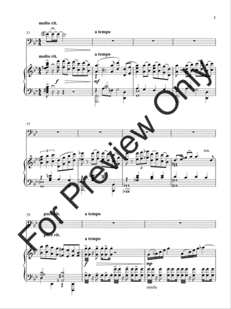 Rhapsody For Trombone Trombone scores gallery preview page 9