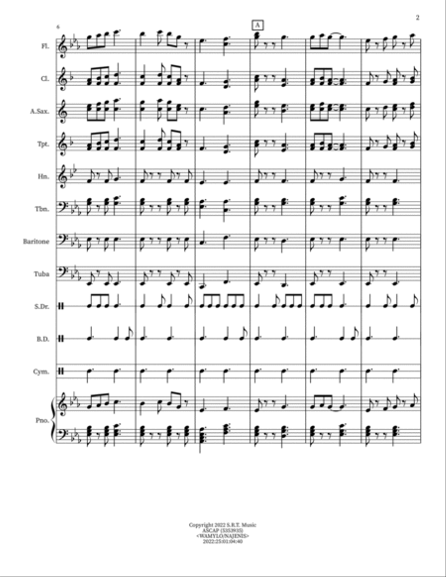 Medieval Festival Concert Band scores gallery preview page 2