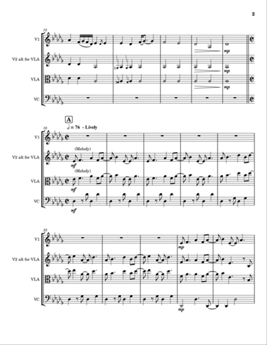 Free String Trio scores gallery preview page 2
