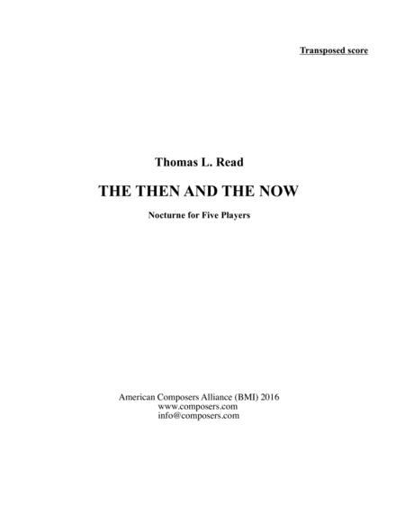 [Read] The Then and Now