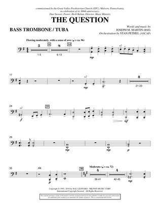 Book cover for The Question - Bass Trombone/Tuba