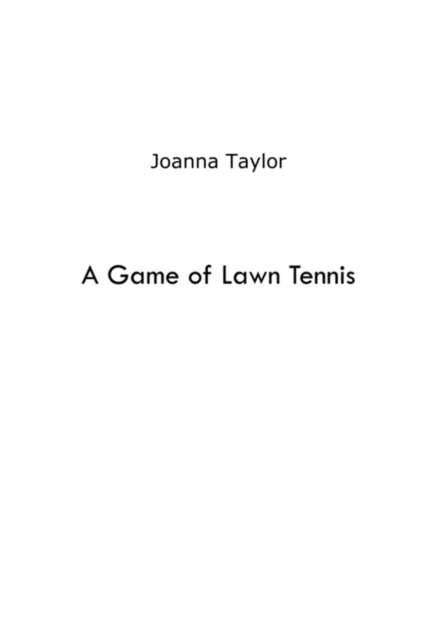 A Game of Lawn Tennis
