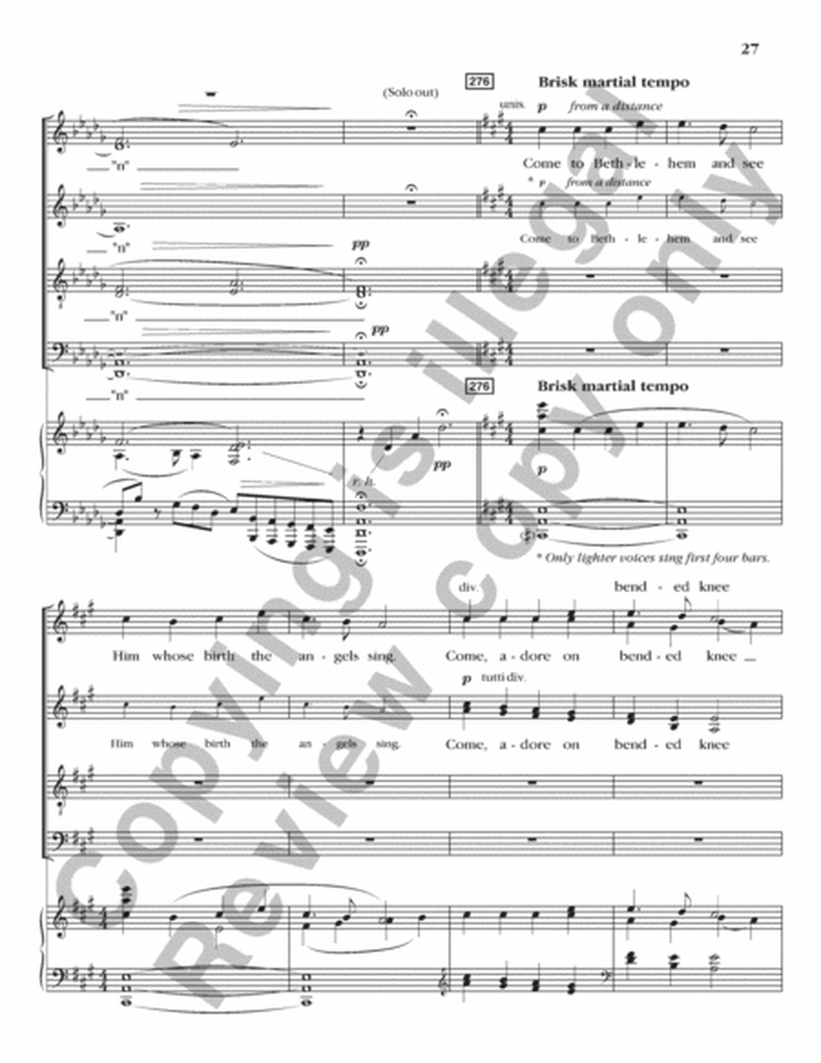 Christmas Flourish (Choral Score) image number null
