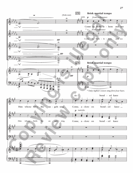 Christmas Flourish (Choral Score) image number null