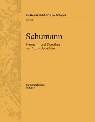 Book cover for Hermann und Dorothea Op. 136