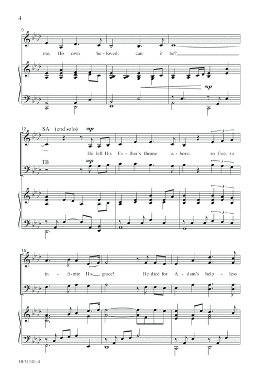 Can it Be? 4-Part scores gallery preview page 4