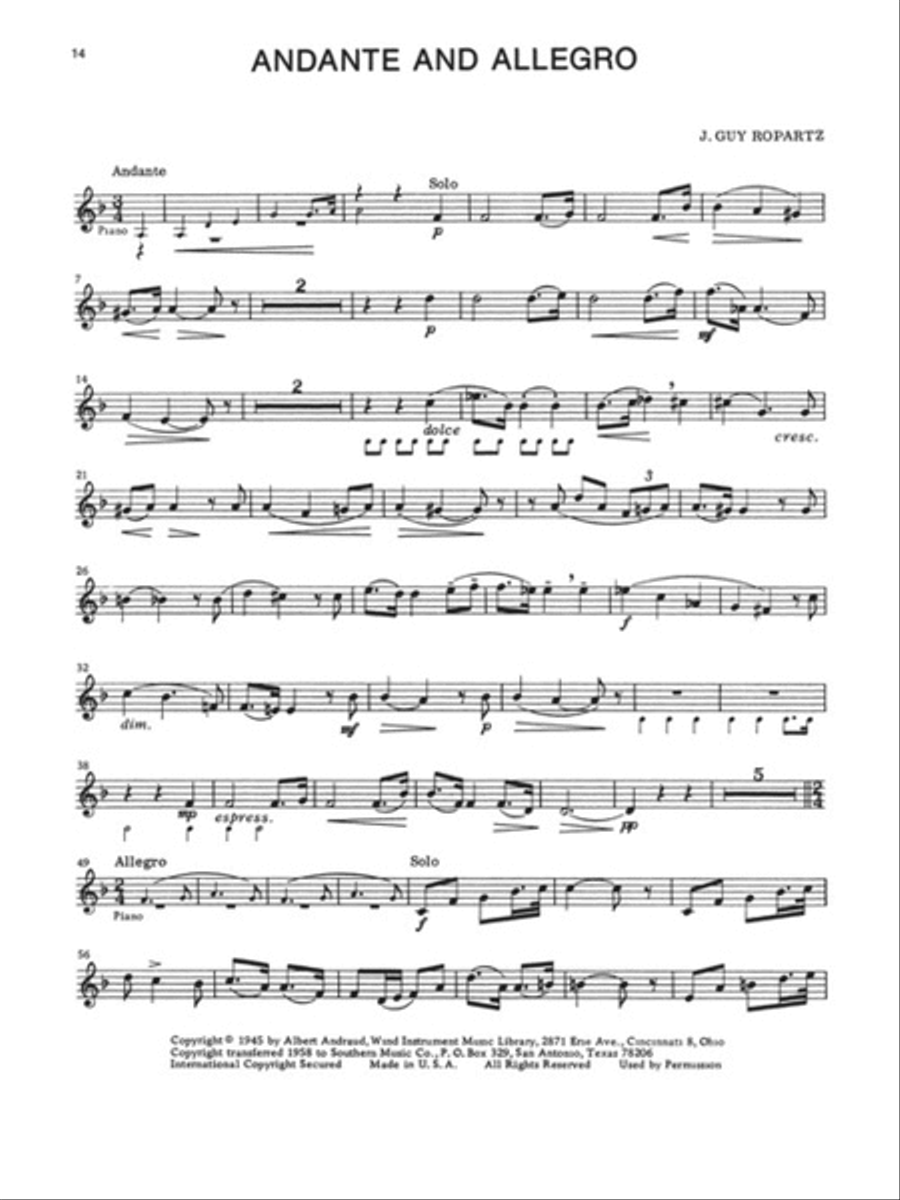 Music for Trumpet and Piano - Volume 2 Trumpet Solo scores gallery preview page 4