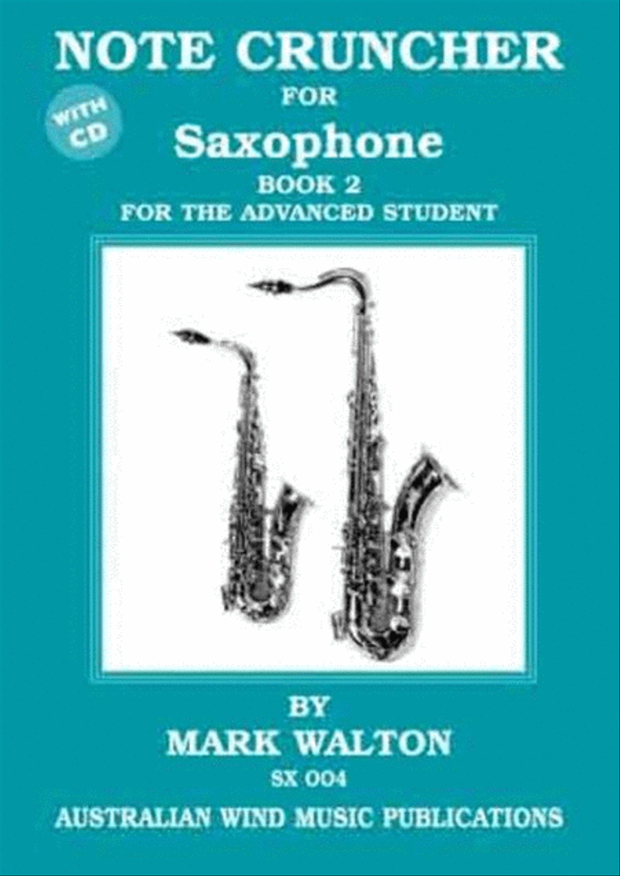 Note Cruncher Alto/Tenor Sax Book 2 Tenor Saxophone scores gallery preview page 1