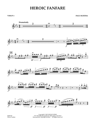 Heroic Fanfare - Violin 1