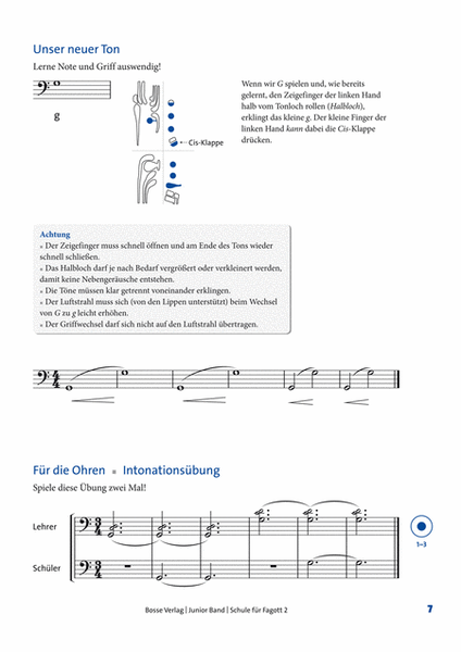 Junior Band Schule 2 für Fagott / Quint- und Quartfagott